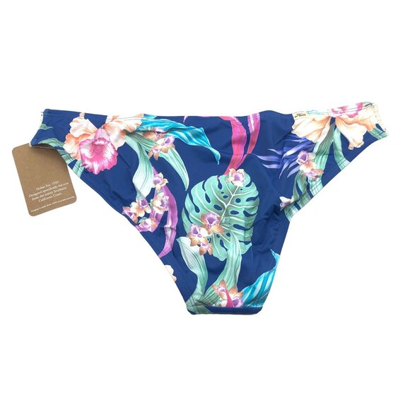 Hobie Surf Shop Crochet Spliced Hipster Bikini Swimsuit Bottom Blue Colorful XL - Picture 4 of 7